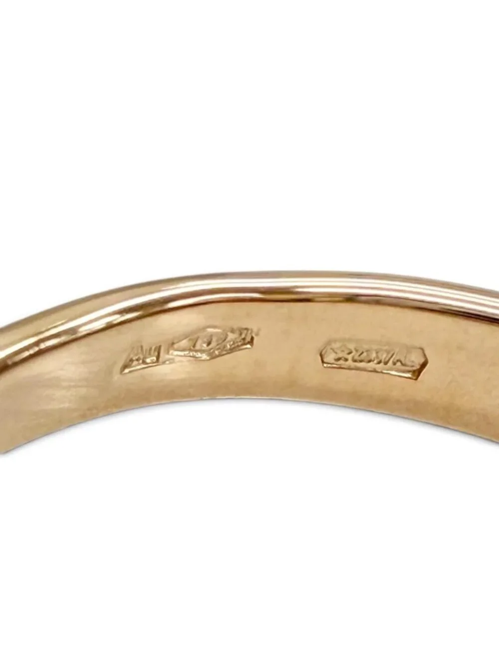 Bvlgari Flip Ring Diamond 750 Pink Gold